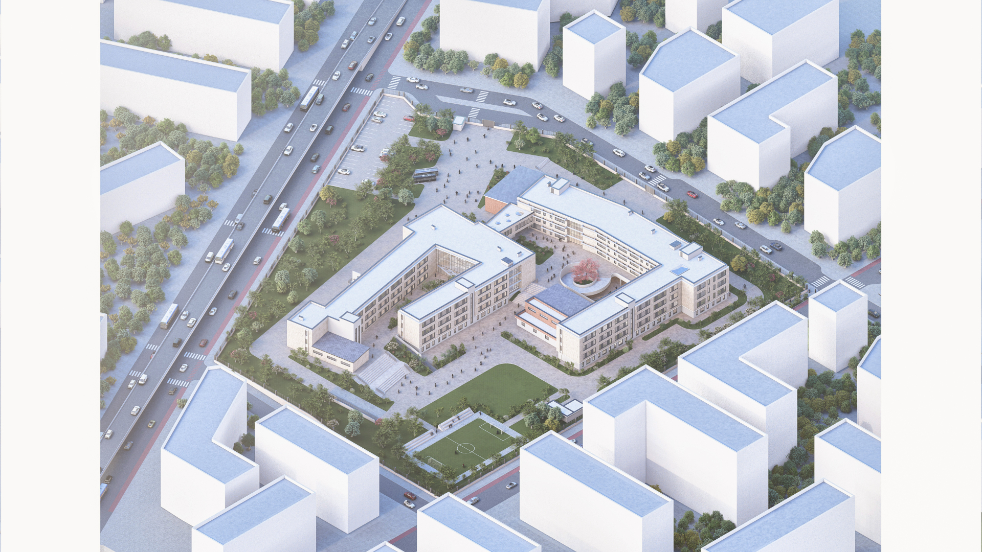 School for 2,000 Students — image 2